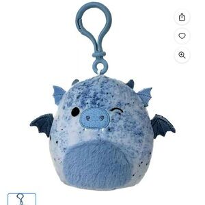 Squishmallows 3.5" Clip-On Winston Frankenstien &
Gaines The Gargoyle